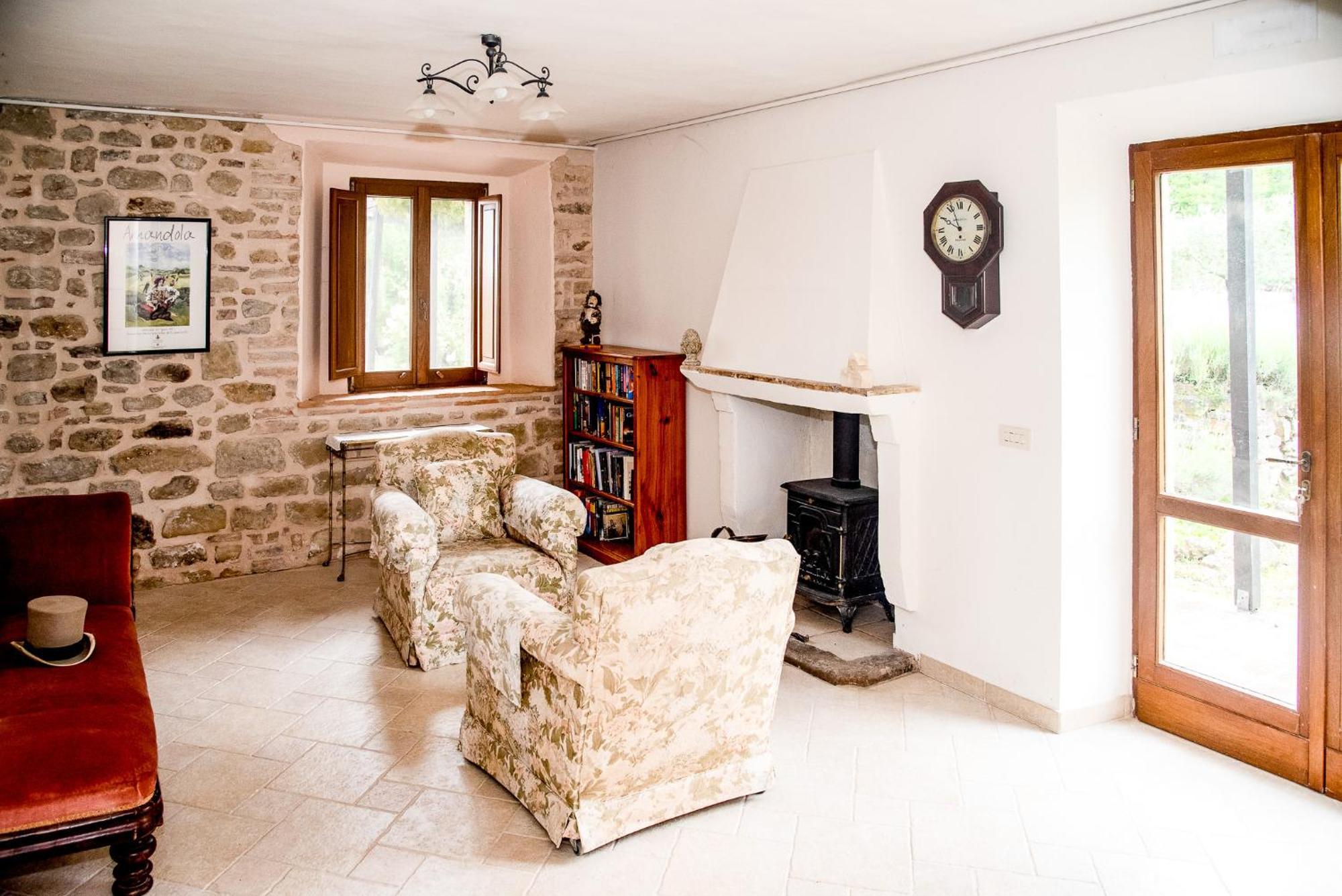 La Mela Rosa Bed & Breakfast Amandola Bagian luar foto